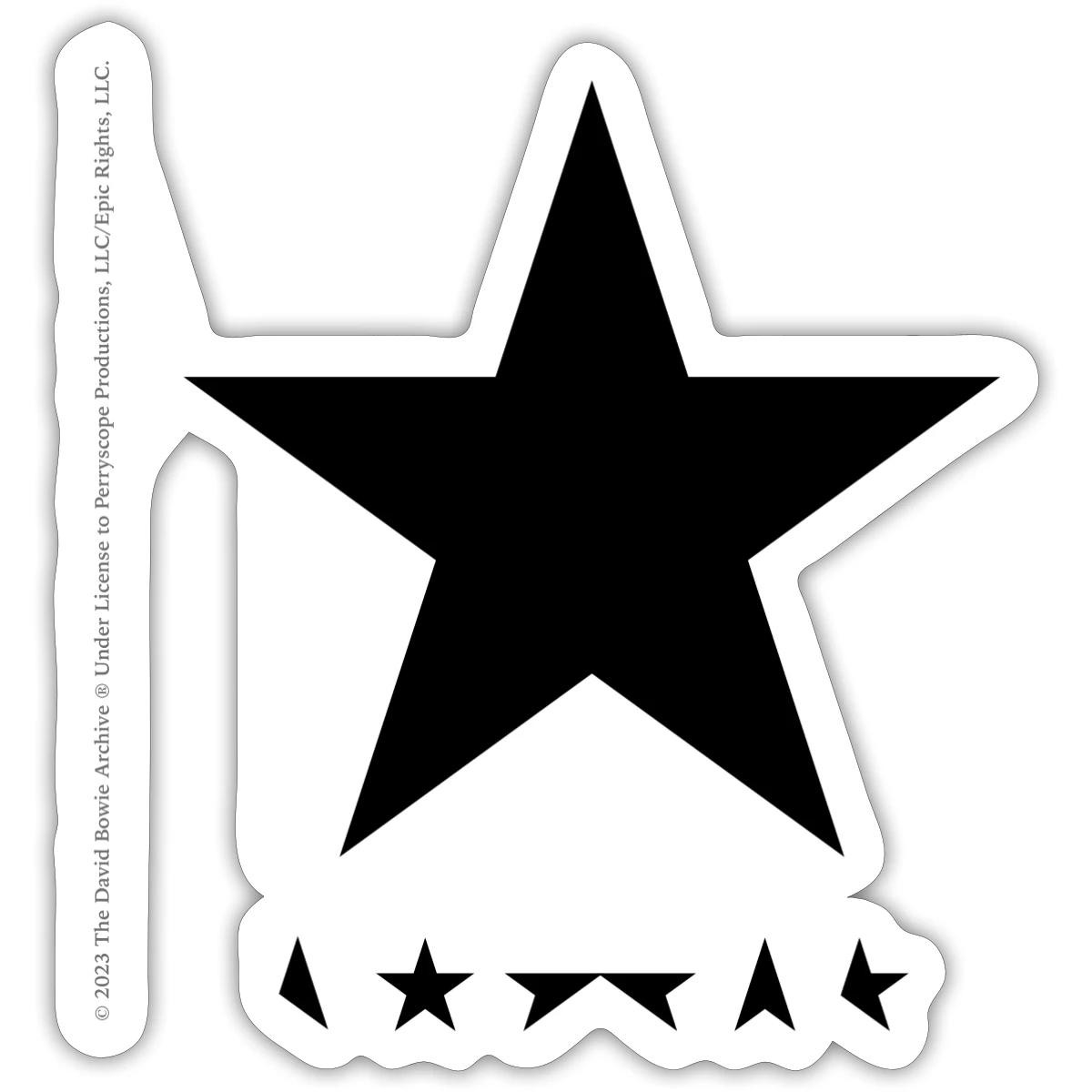 David Bowie Blackstar Album Cover Sticker, max. 4 x 4″