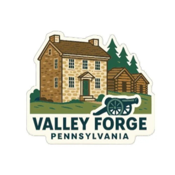 Valley Forge Pennsylvania Iron On Heat Transfer Vinyl HTV Die-Cut Symbolic