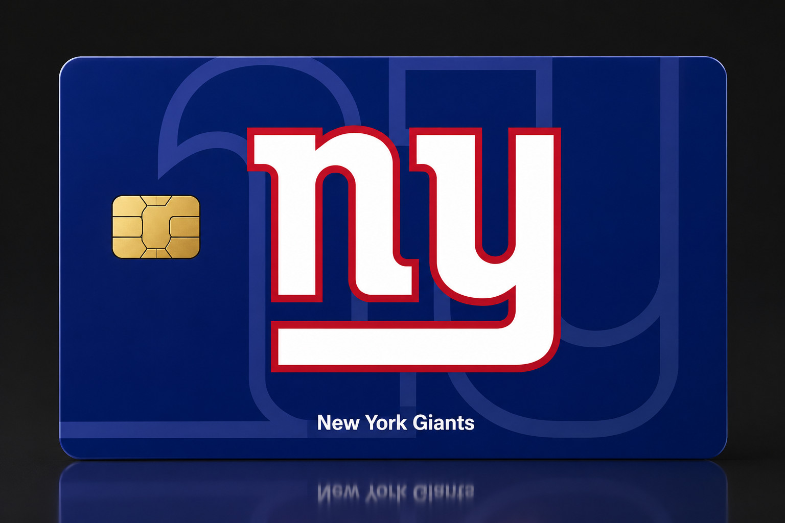 NY Giants Credit Debit Card Skin Decal NFL Football Vinyl Sticker Sports