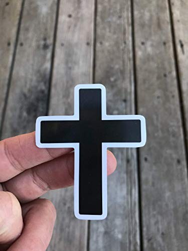 Cross Sticker Phone Sticker Water bottle notebook sticker