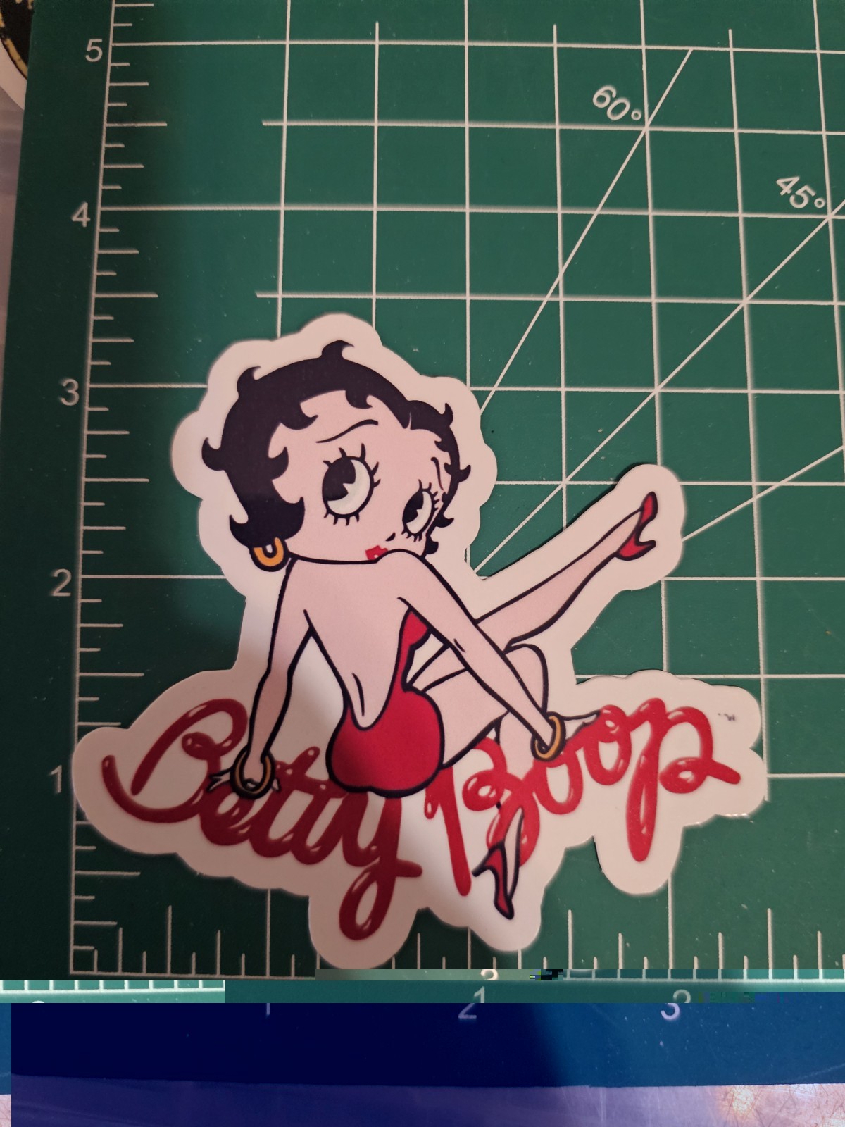 Sitting Betty Boob Sticker