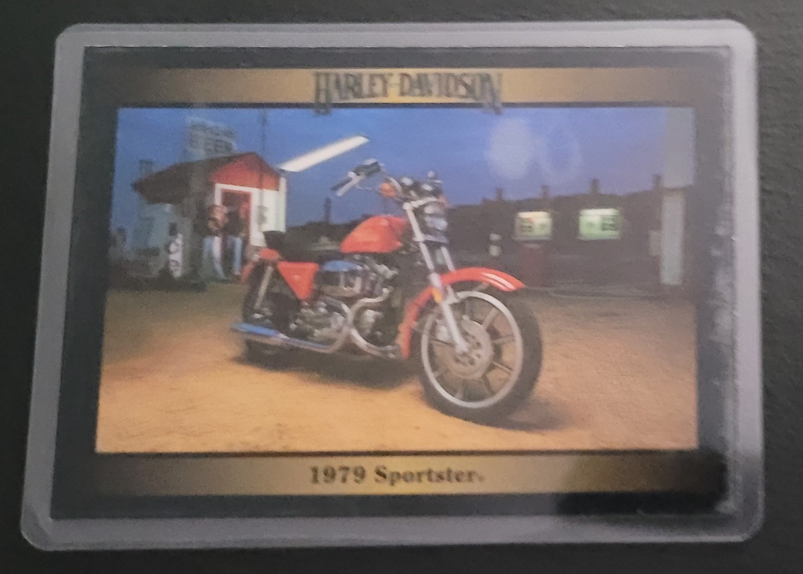 Vintage Harley-Davidson Collectible Card Fridge/Locker/Cabinet Laminated Magnets