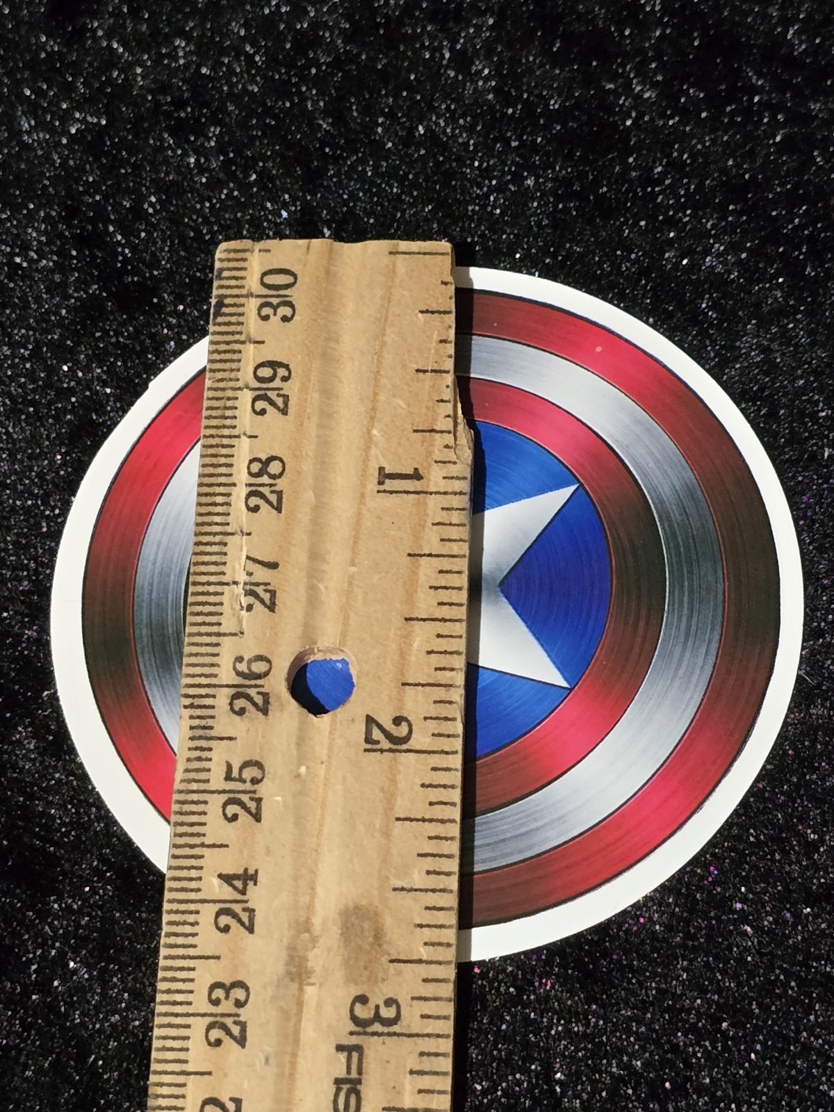 Marvels Avengers Captain America Shield 2.75″ Vinyl Sticker