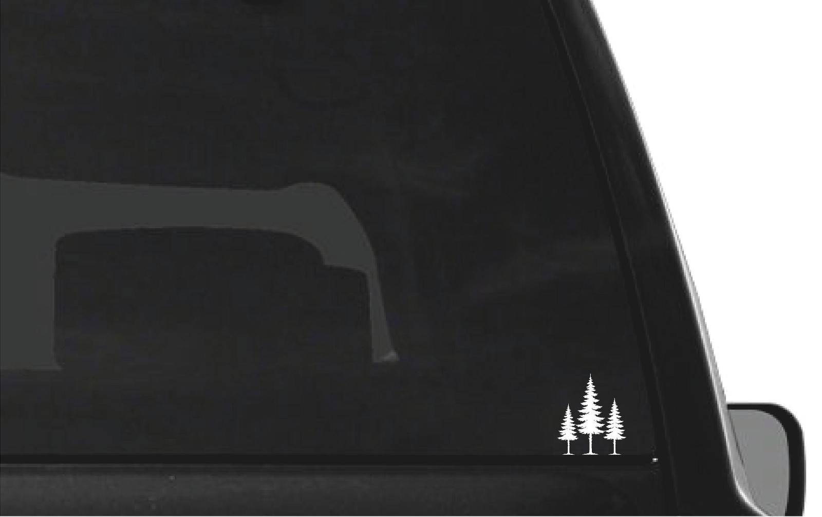Pine Trees Vinyl Decal Woods trees Wilderness Sticker