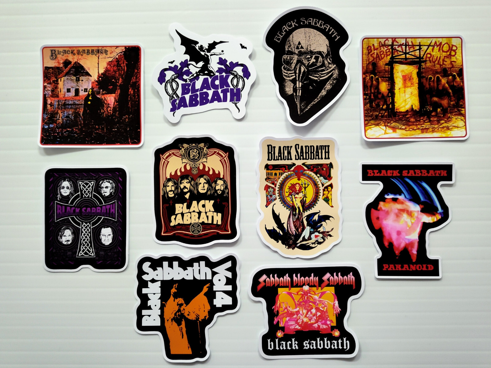 Sticker Pack (10 Vinyl Stickers) Classic Heavy Metal Rock Band