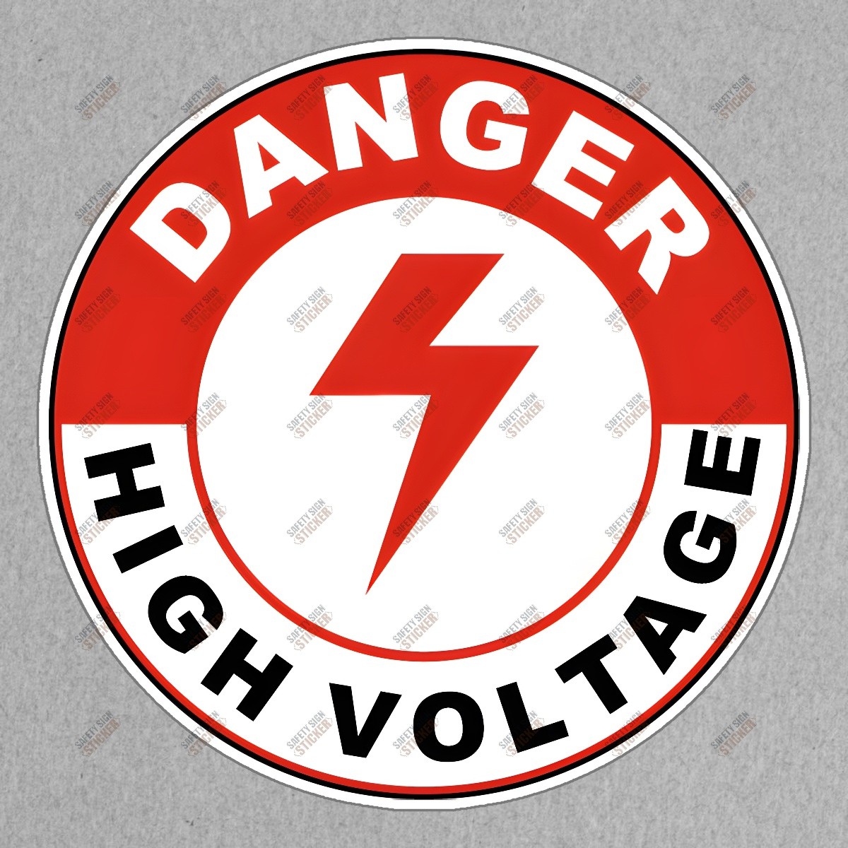 Danger High Voltage Safety Sign Sticker OSHA Compliant Warning for #747035