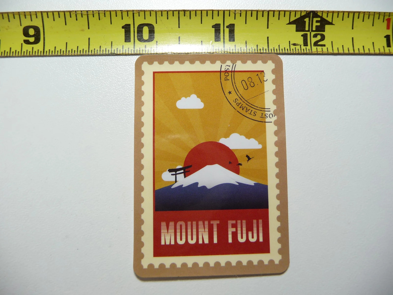 MOUNT FIJI JAPAN SMALL STICKER DECAL WORLD TRAVEL SITES FAMOUS FUNNY