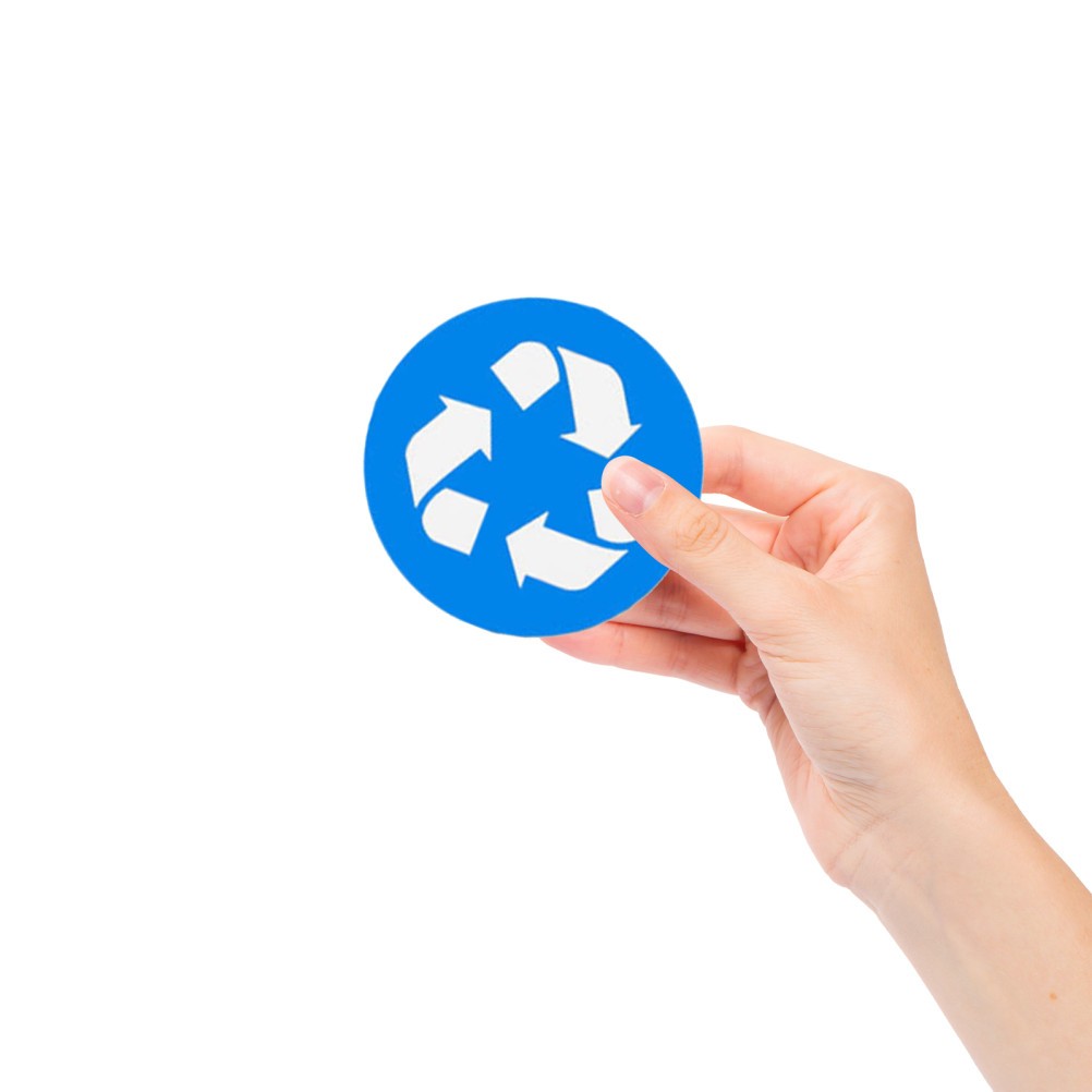 24 PCS Garbage Sorting Decorative Stickers Vinyl Recycle Bin for Trash Bins