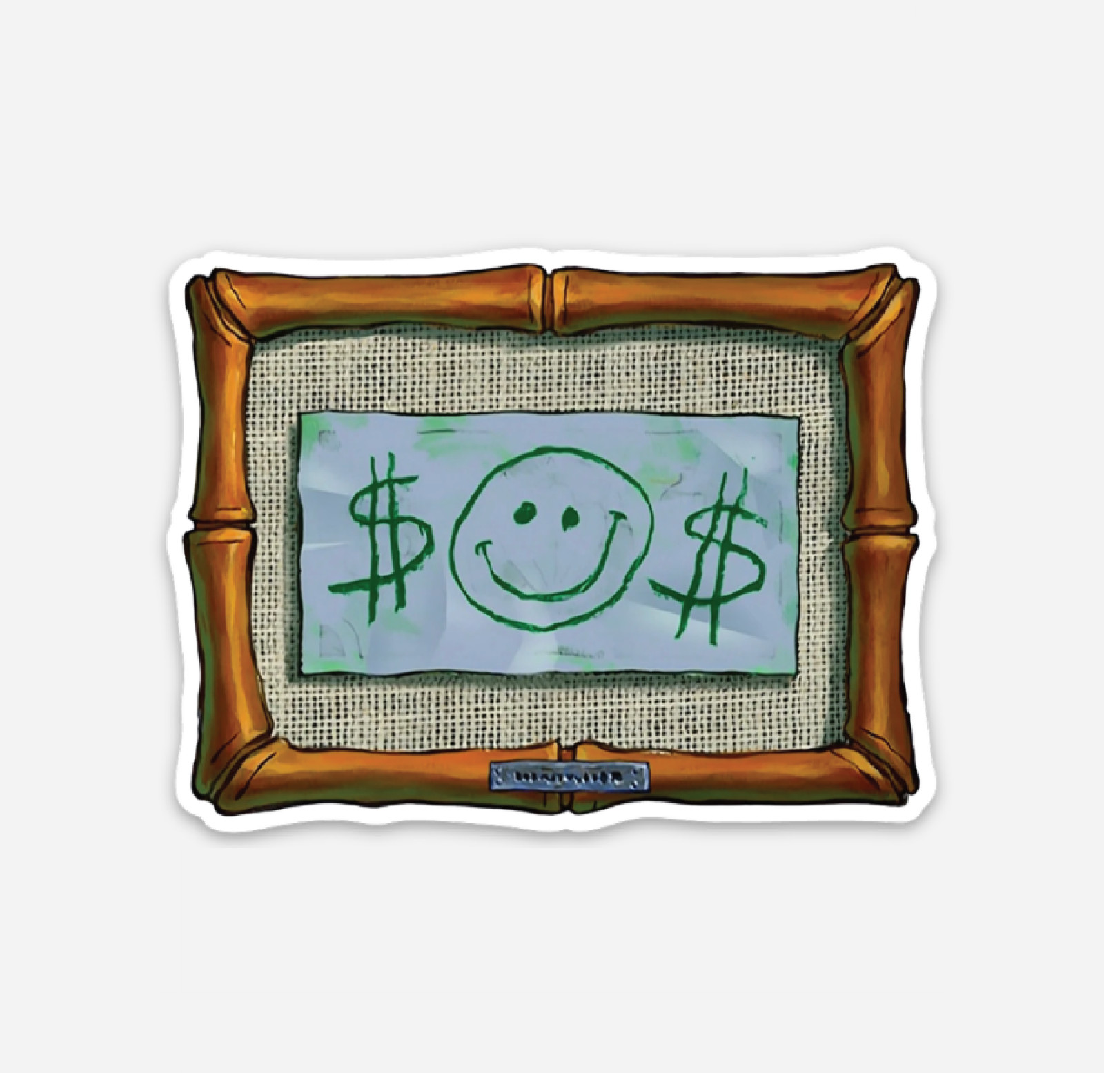 3″ Spongebob Sticker Mr Krabs First Dollar Bikini Bottom Patrick Matte Finish
