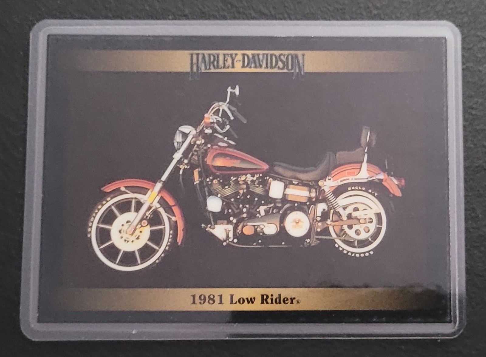 Vintage Harley-Davidson Collectible Card Fridge/Locker/Cabinet Laminated Magnets