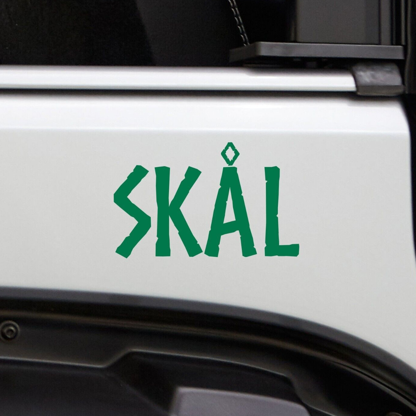 Skal Skol Viking Cheers Vinyl Decal | Custom Size/Color Tumbler Sticker