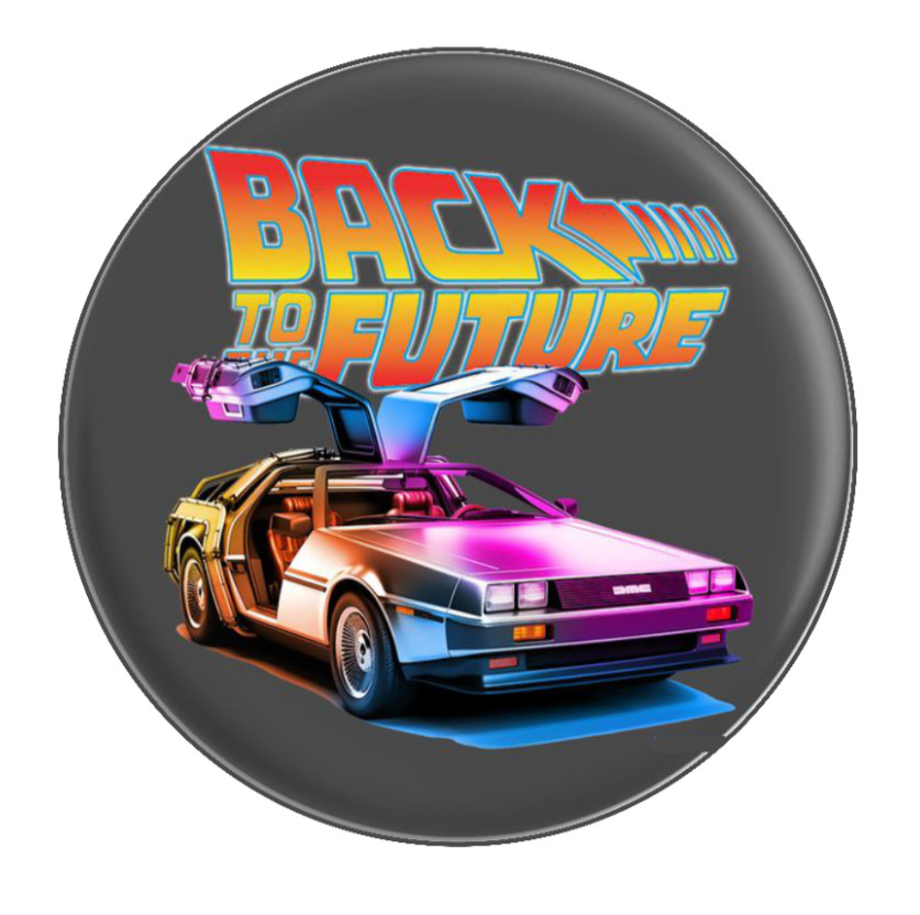 Movie – Back To The Future (Neon) – 4″ Vinyl Decal Car Cooler Truck Skateboard