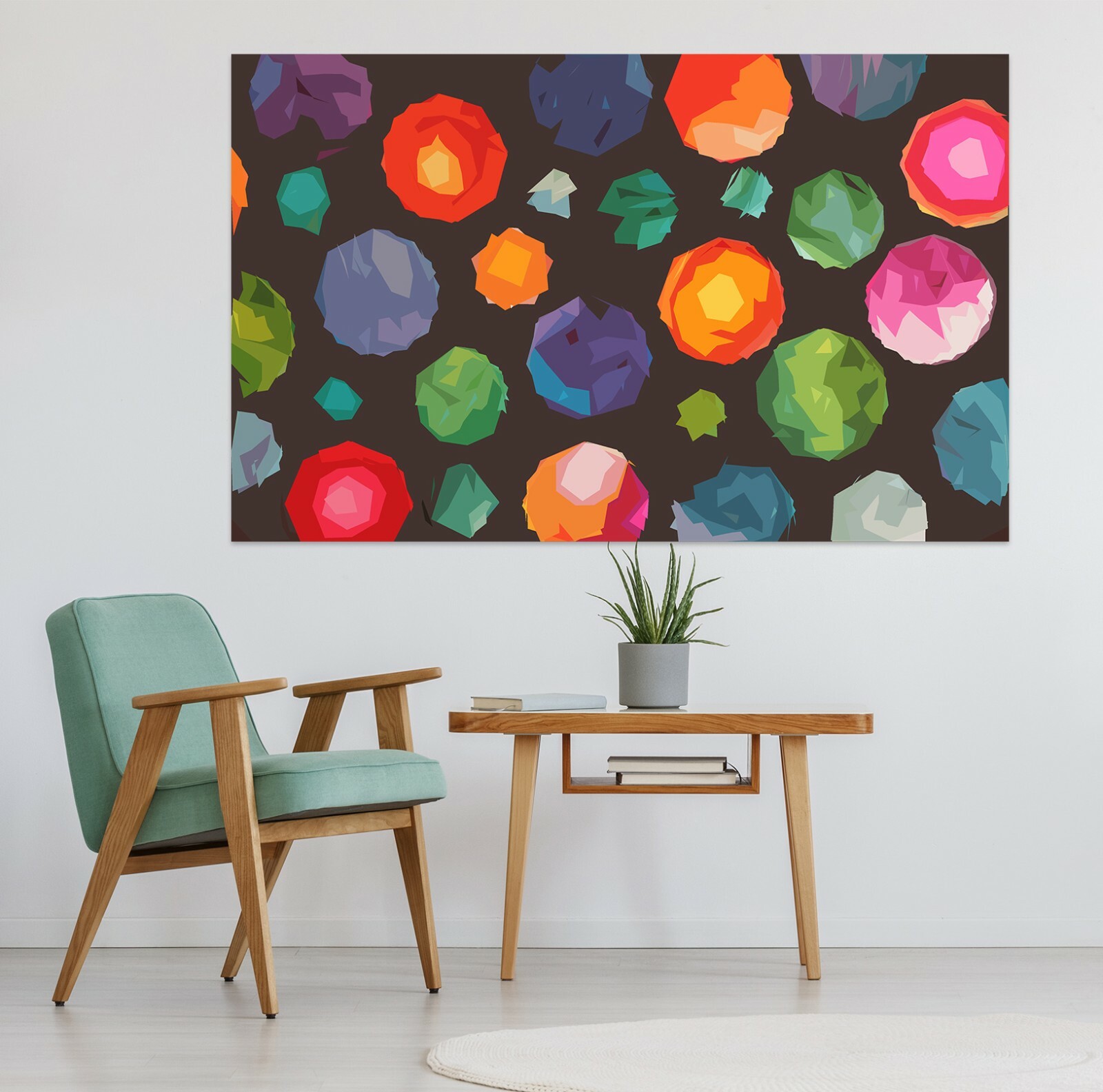 3D Colored Lights ZHU002 Wall Stickers Wall Murals Wallpaper Shandra Smith Amy