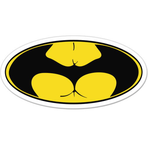 Batass Funny Badass Adult Humor car bumper sticker decal 6″ x 3″