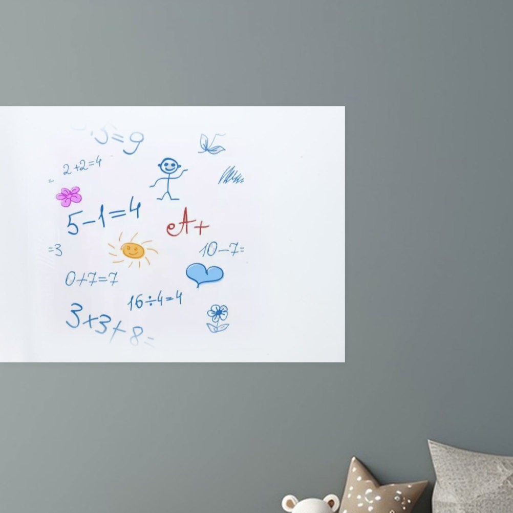 White Board Stick on Wall Large Dry Erase Whiteboard Paper Stickers