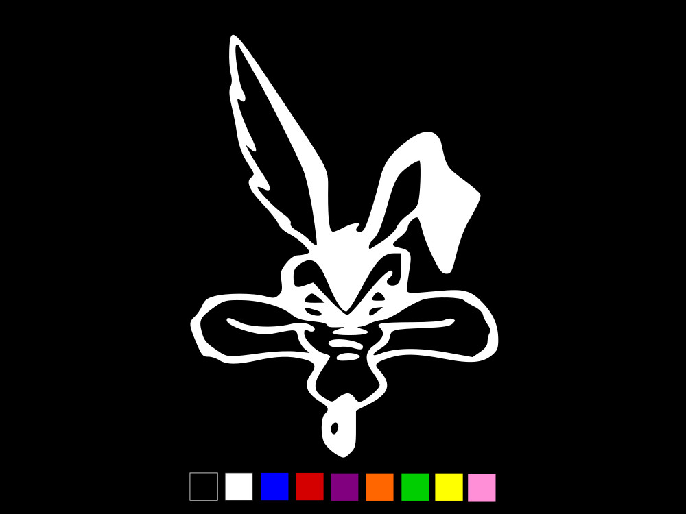 Wile E Coyote Looney Tunes Vinyl Decal Car Wall Window Sticker CHOOSE SIZE COLOR
