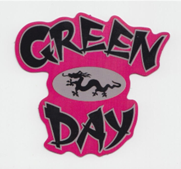 Green Day 15 Sticker Set | Grenade American Punk Rock Pop Skate Punk Band Logo