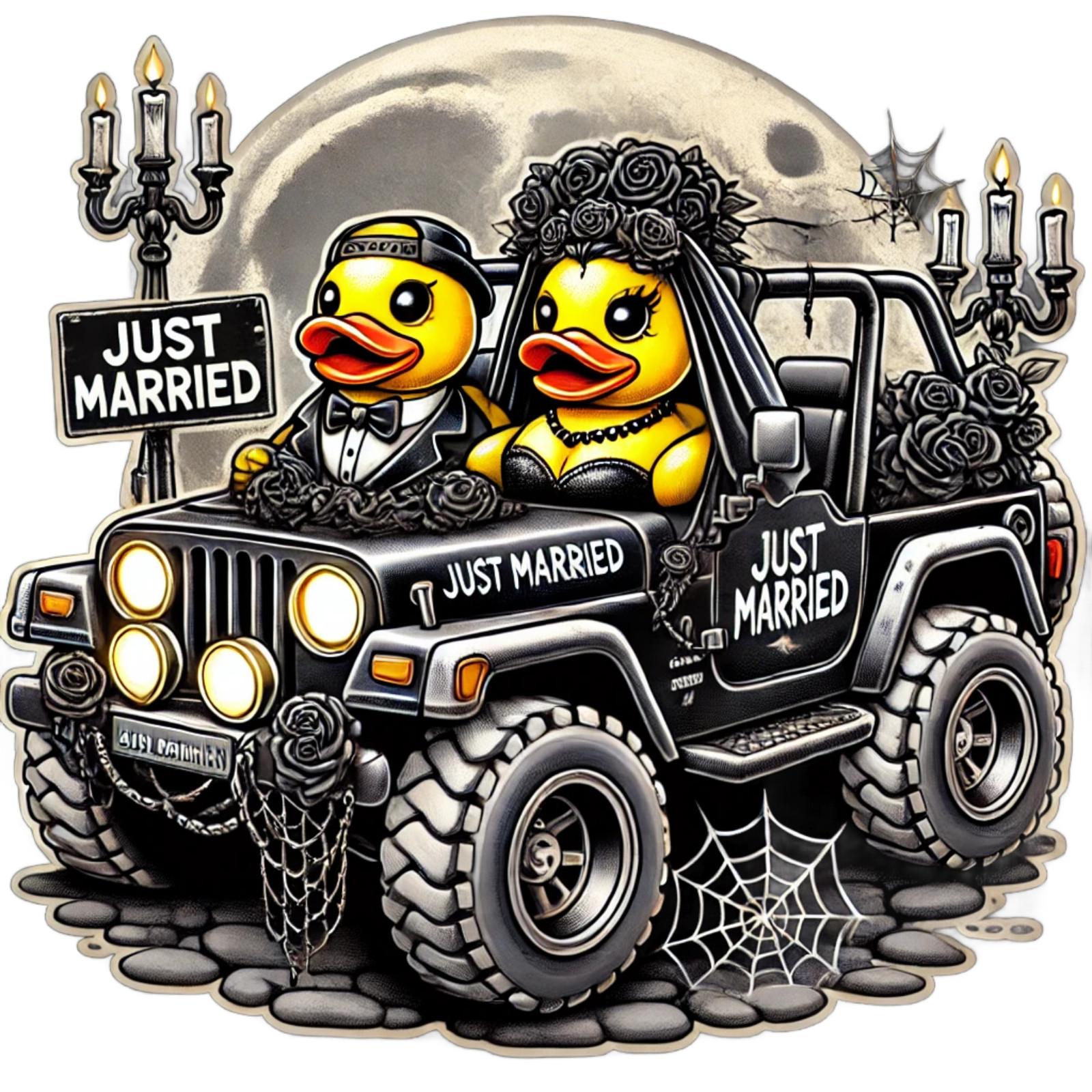 Army Rubber Ducky Military Off Road 4×4 Vehicle Vinyl Sticker Decal
