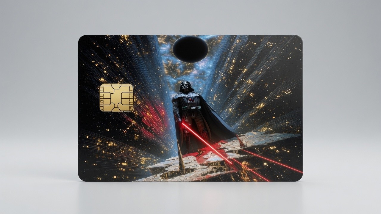 Darth Vader Shattered World Star Wars Debit Card Credit Card Skin