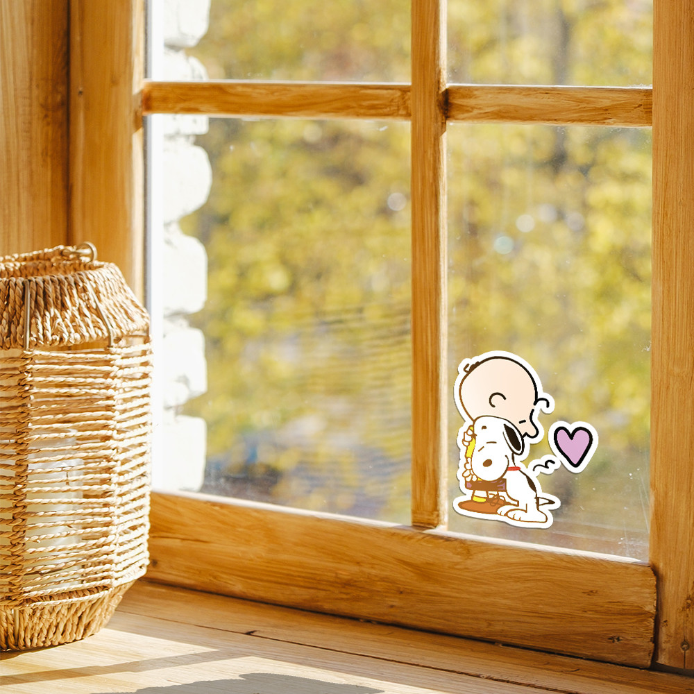 Peanuts Sticker Of Snoopy Hugging Charlie Brown Cute And Aesthetic 3.2″ x 4″