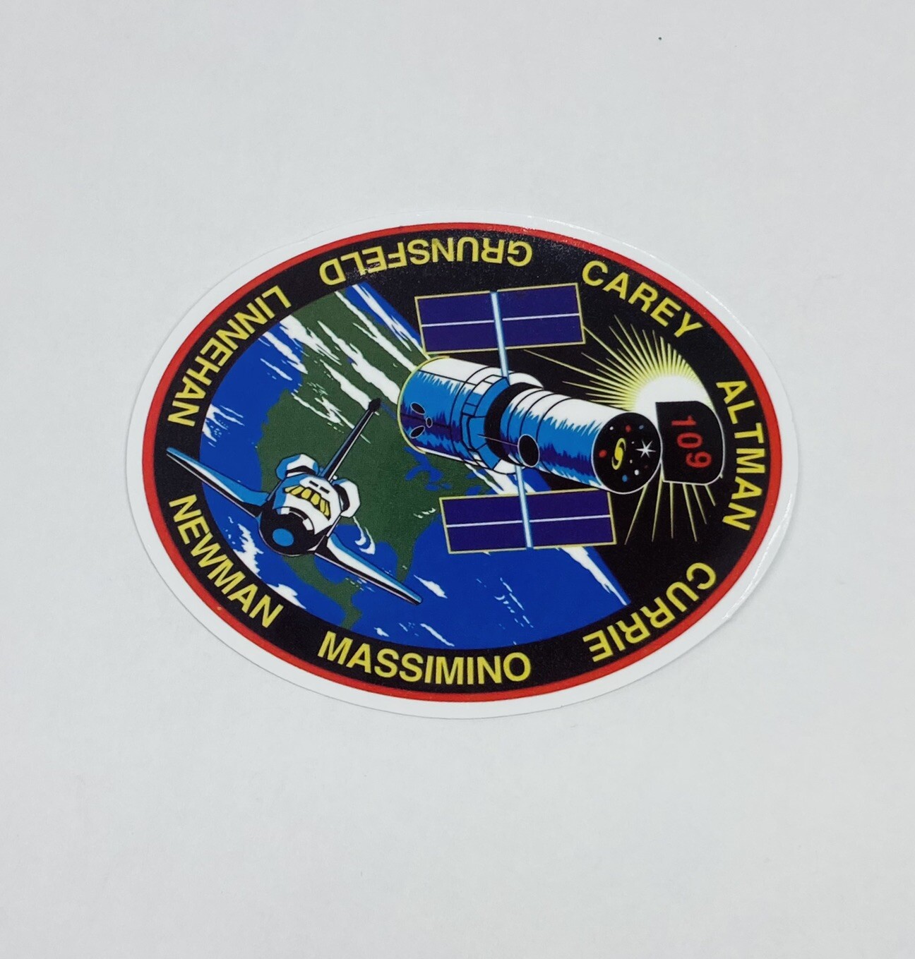 Space Shuttle STS 119 Sticker Vinyl Decal Moon Travel Mission Art Scrapbook Tc1