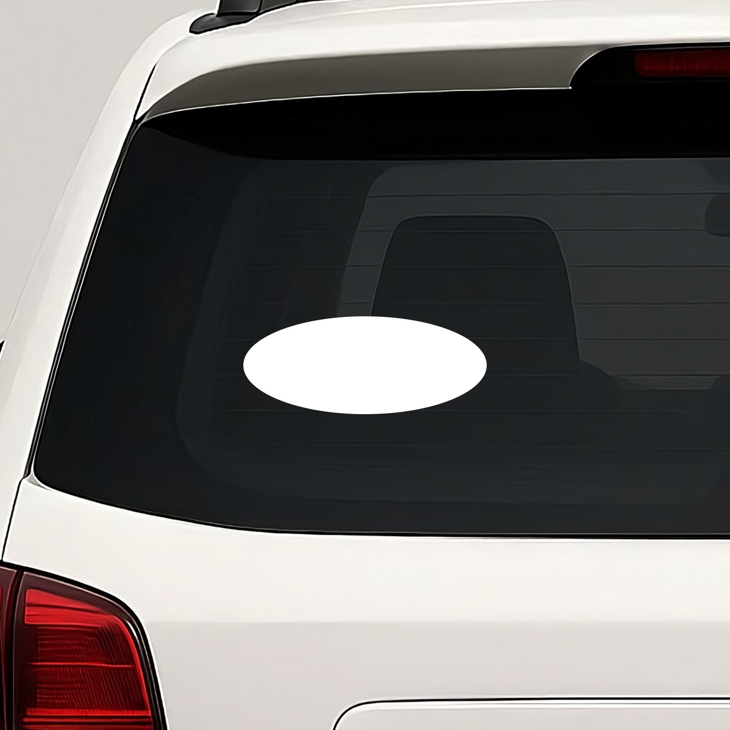Oval Vinyl Die Cut Decal Sticker – Shape