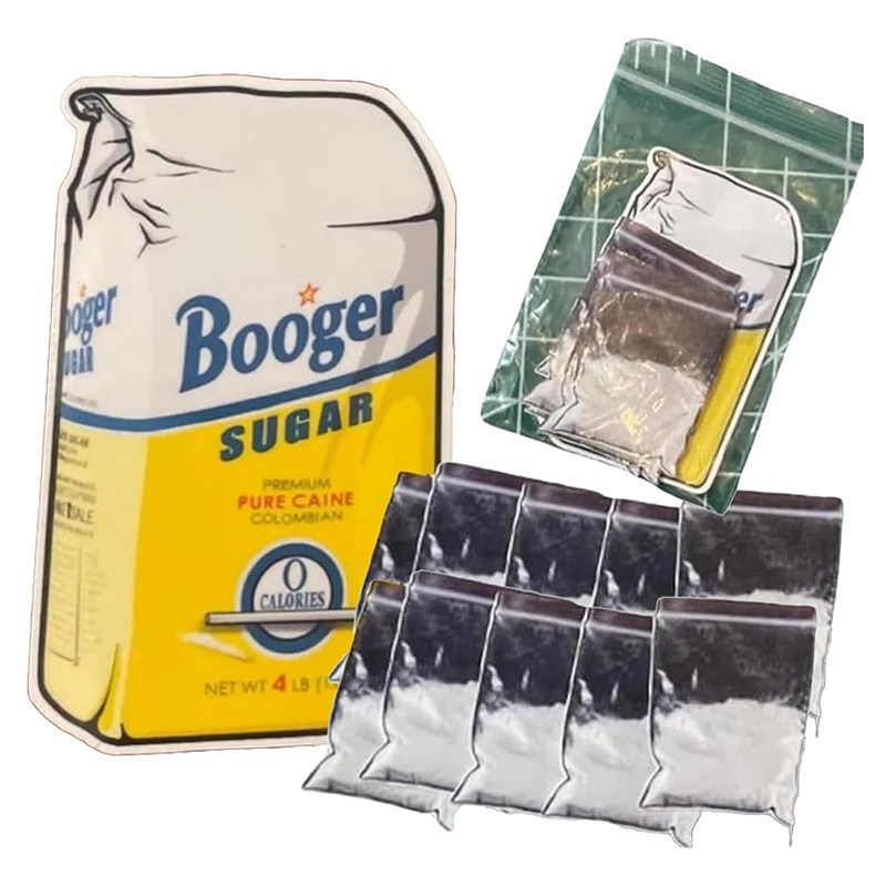 Little Blow Baggies Prank Stickers Coke Bag Stickers Prank Coke Baggie Stickers