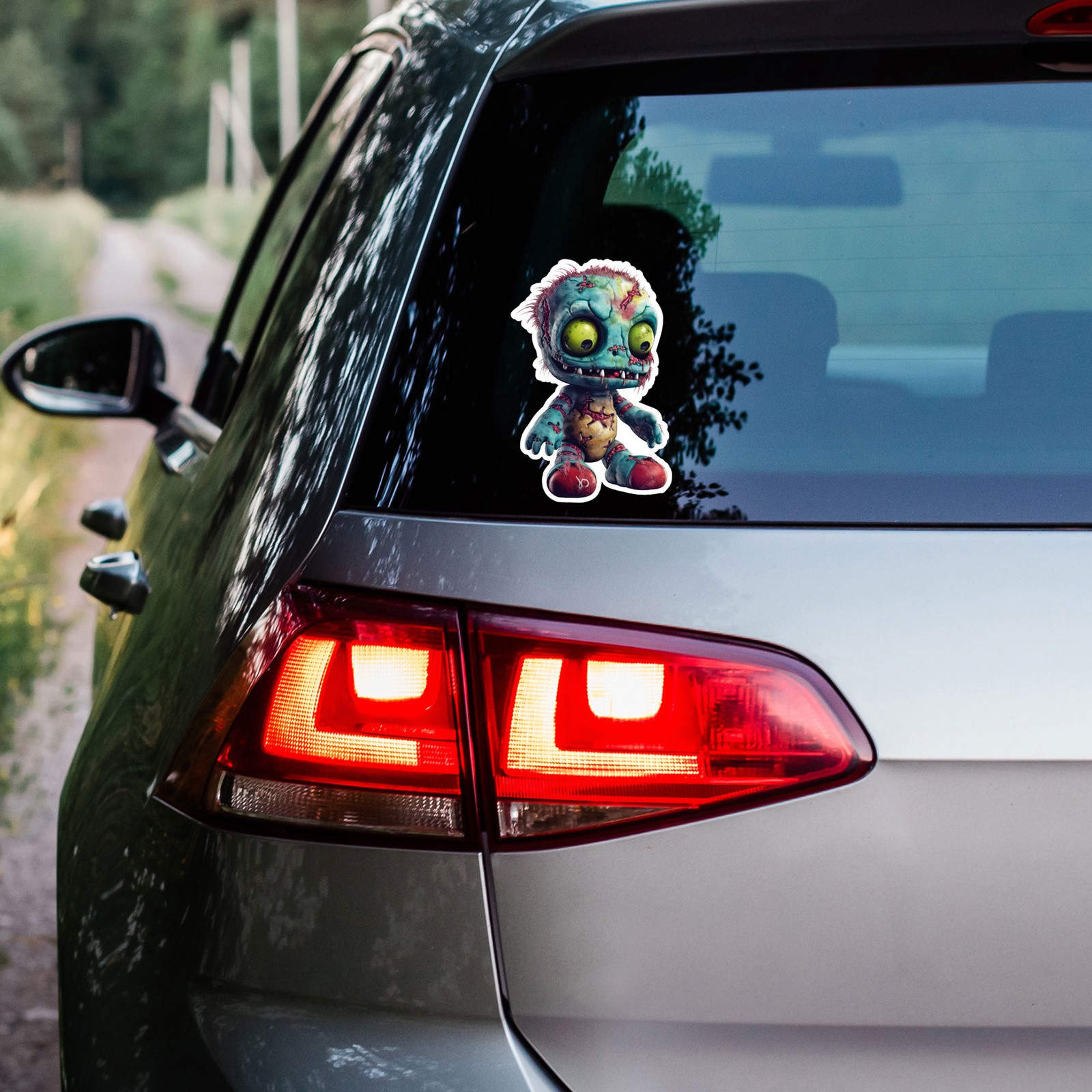 Zombie Voodoo Doll – Vinyl Decal Sticker – Car Window Laptop – ebn9412