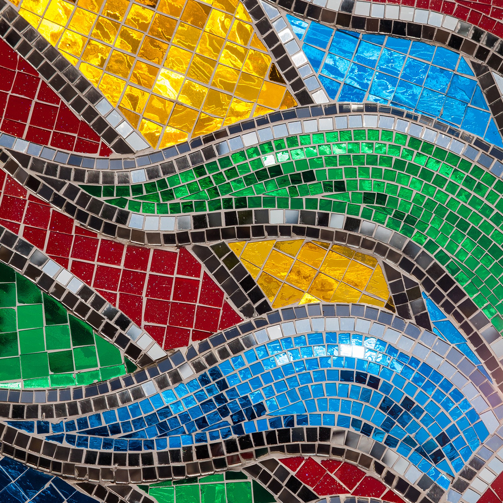 3200 Pieces Adhesive Mosaic Tiles 5 x 5 mm Disco Tiles Blue 2 Pcs