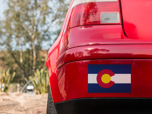 State of Colorado Flag Sticker Decal USA Colorado State