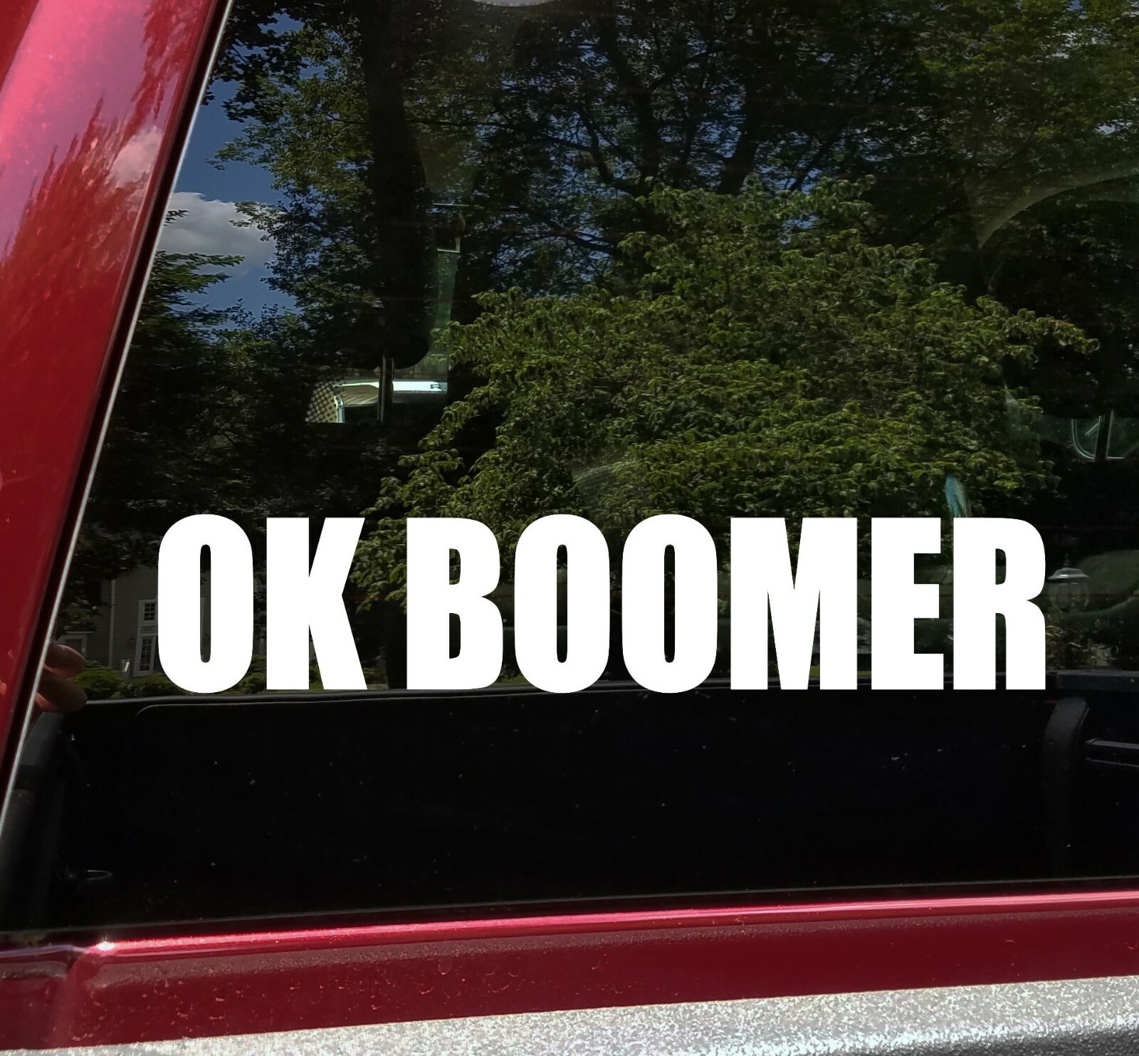 OK Boomer Vinyl Decal – Generation Millennial Gen Z – Die Cut Sticker