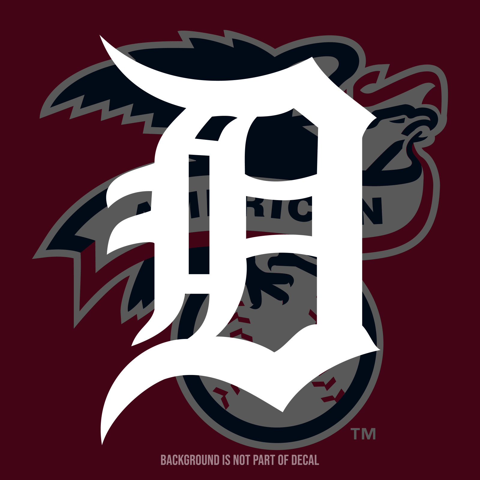 Detroit Tigers Vinyl Decal Sticker