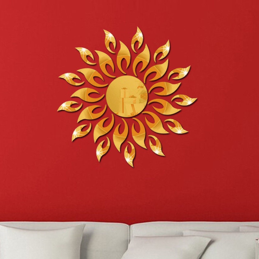 Mirror Easy To Apply And Remove Multiple S Mural Decal Visual Interest