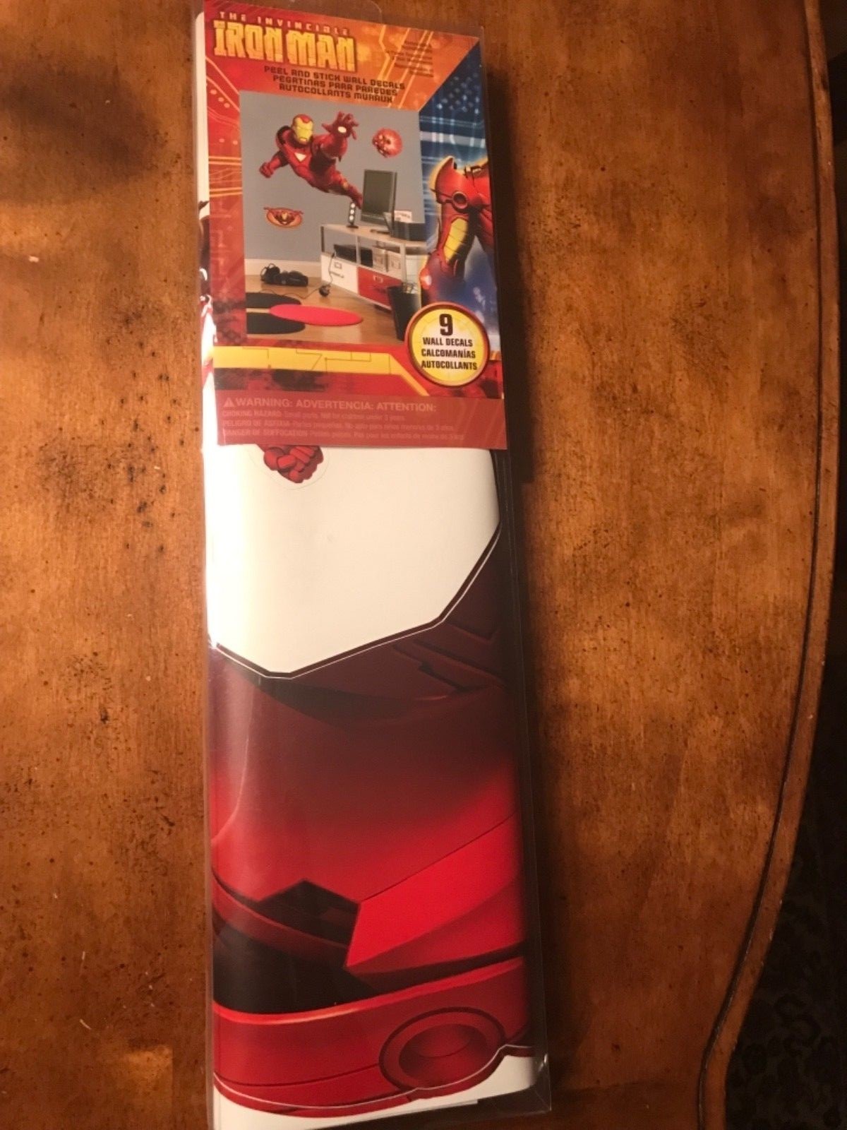 Marvel Superhero – Tony Stark Iron Man Giant Wall Decal – Pre-cut Peel NIB