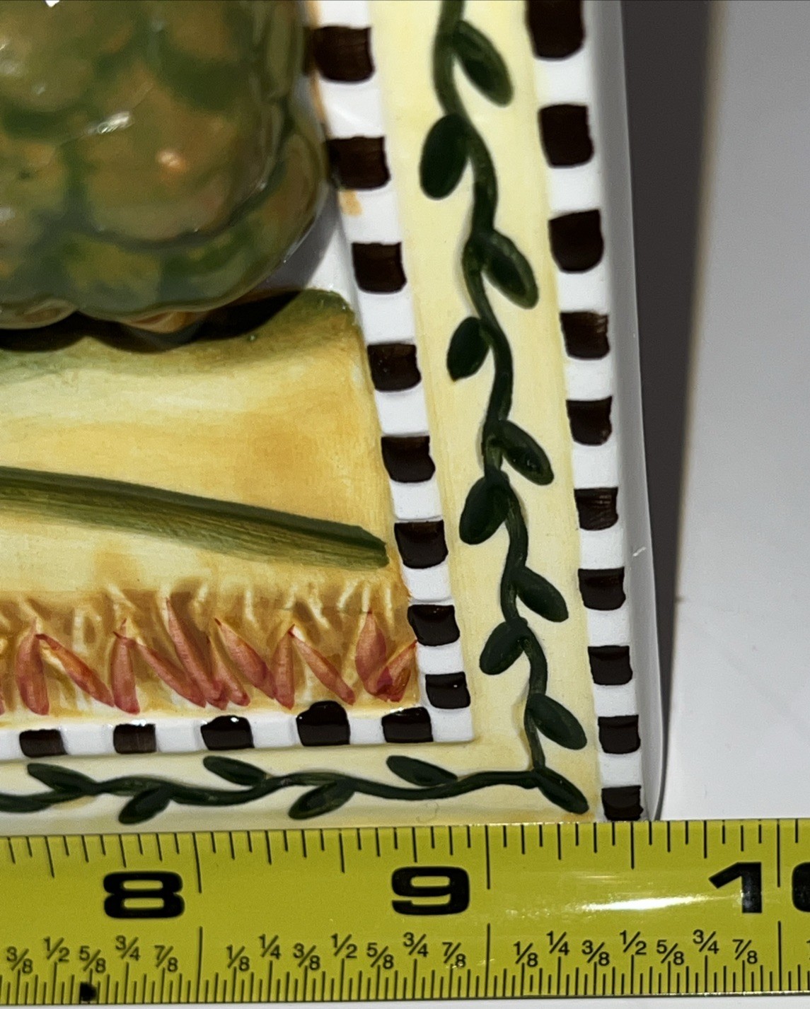 Country Rooster Ceramic Message/Recipe Board 10”x 9 1/2” ￼