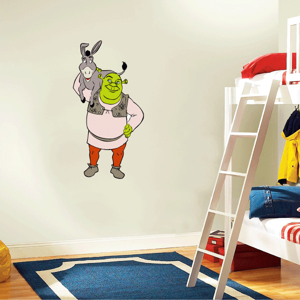 Shrek Cartoon Vinyl Wall Decor Sticker Decal 13” X 25”