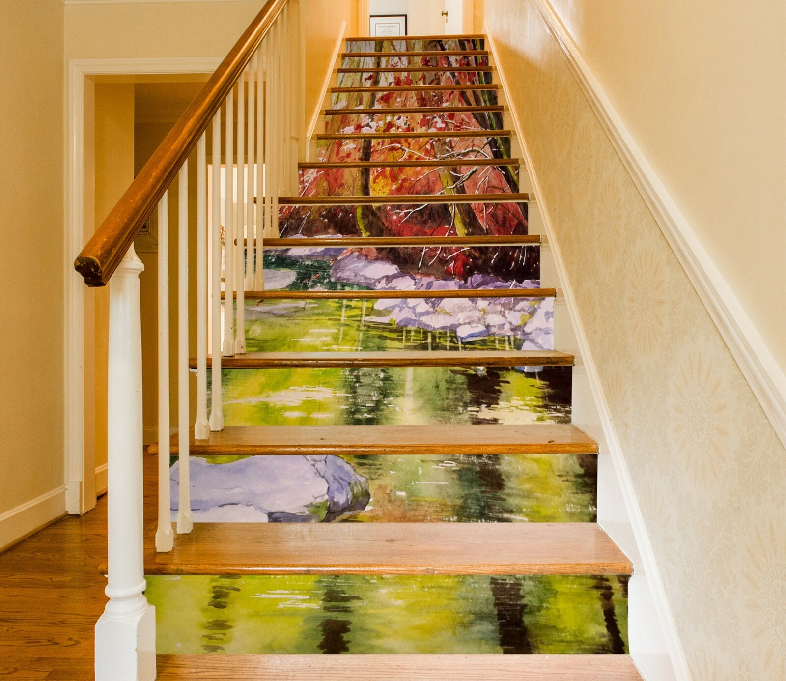 3D Oil Painting NA392 Stair Risers Decoration Photo Mural Decal Wallpaper Fay