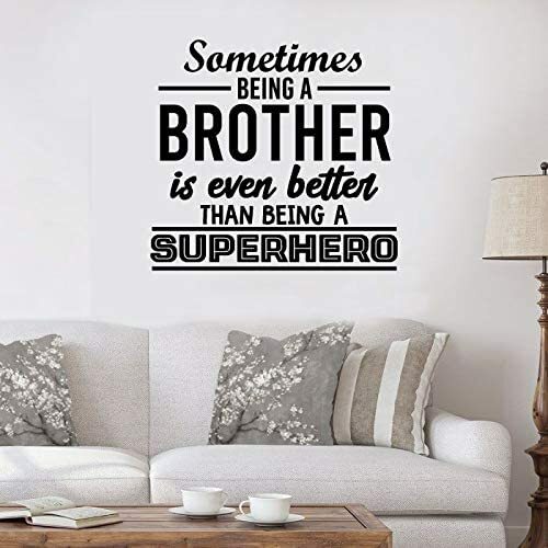 Even Better Brother Family Bro Quote Vinyl Wall Art Sticker for Home Room Decal