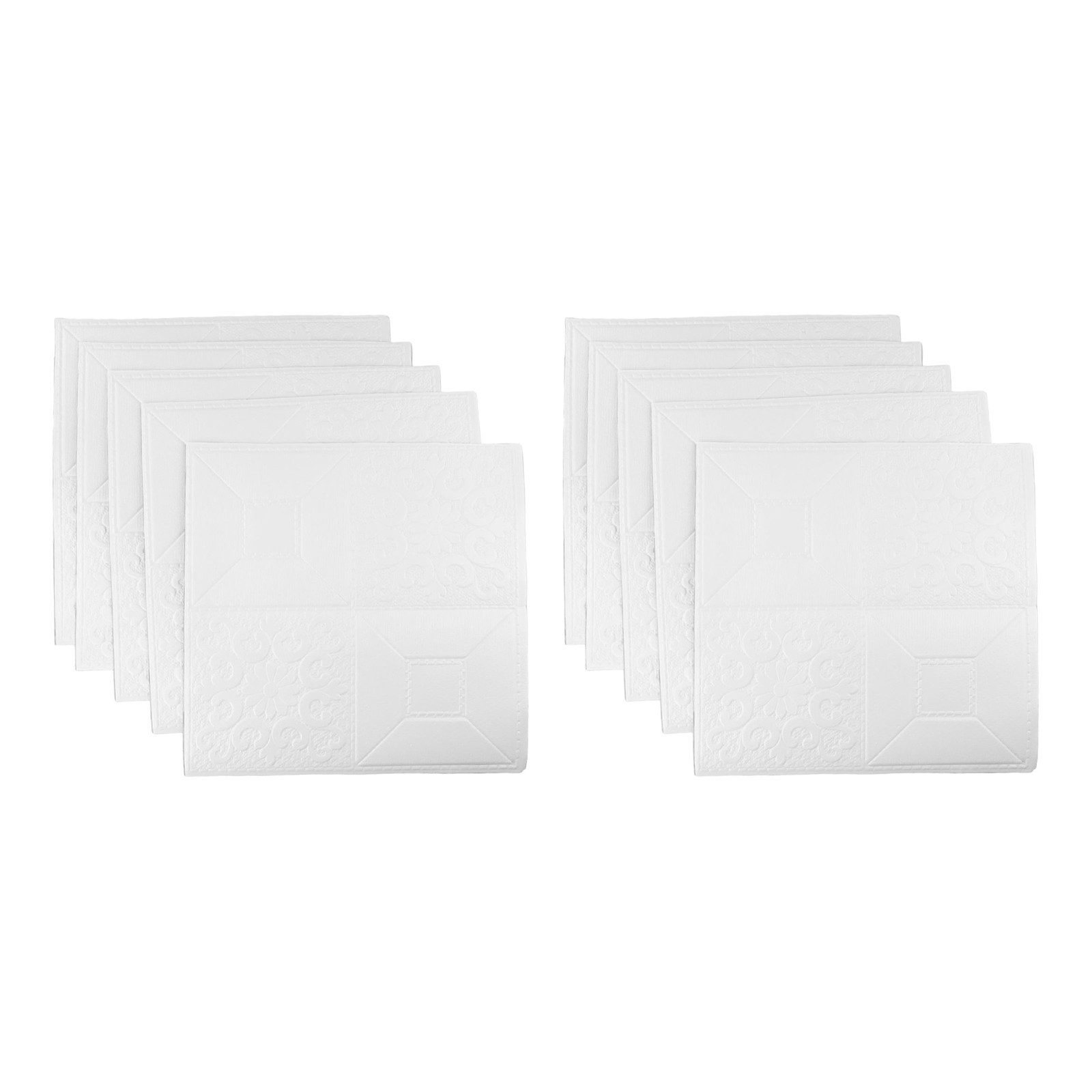 3D Self-Adhesive Tile Stone Brick Wall Sticker Soft Foam Panels Home Decor X10