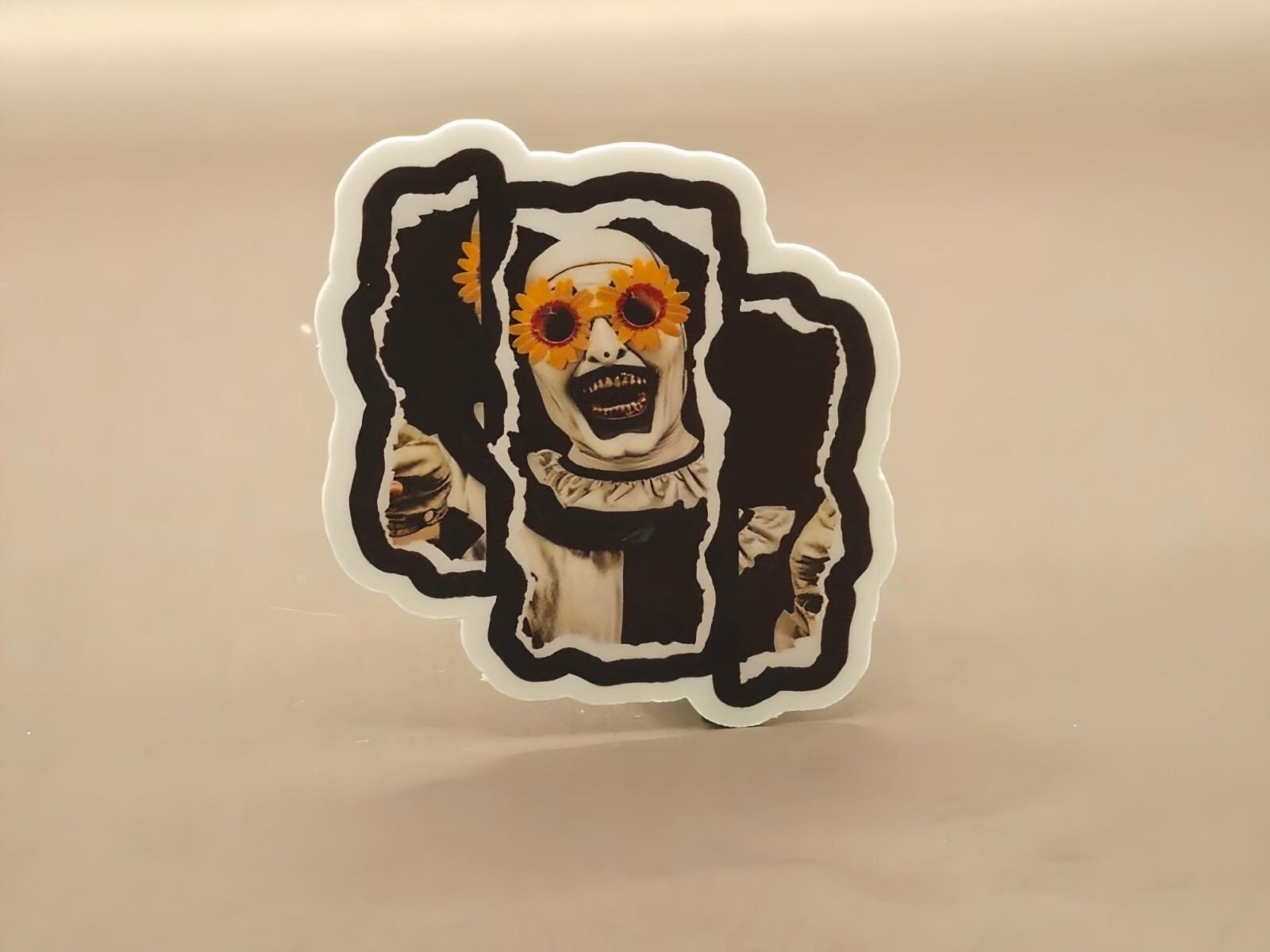 Art The Clown Terrifier Inspired Stickers Little Pale Face Scary Horror Decals