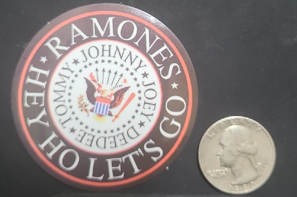 Ramones Hey Ho Let’s Go Deedee Joey Punk Rock Sticker Decal Wall Deco Music Band