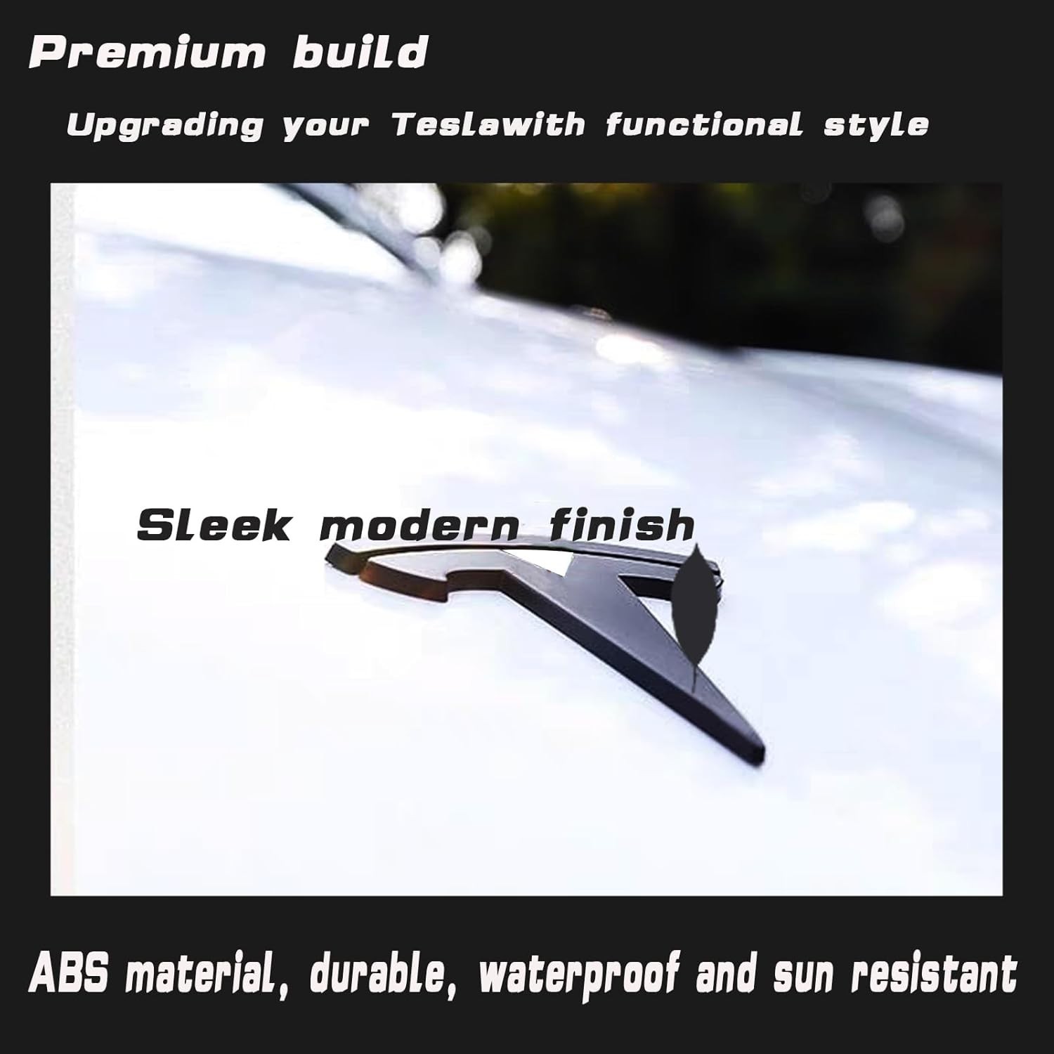 Custom Fit Front Trunk Emblem Cover for Tesla Model 3/Y – Durable ABS Design