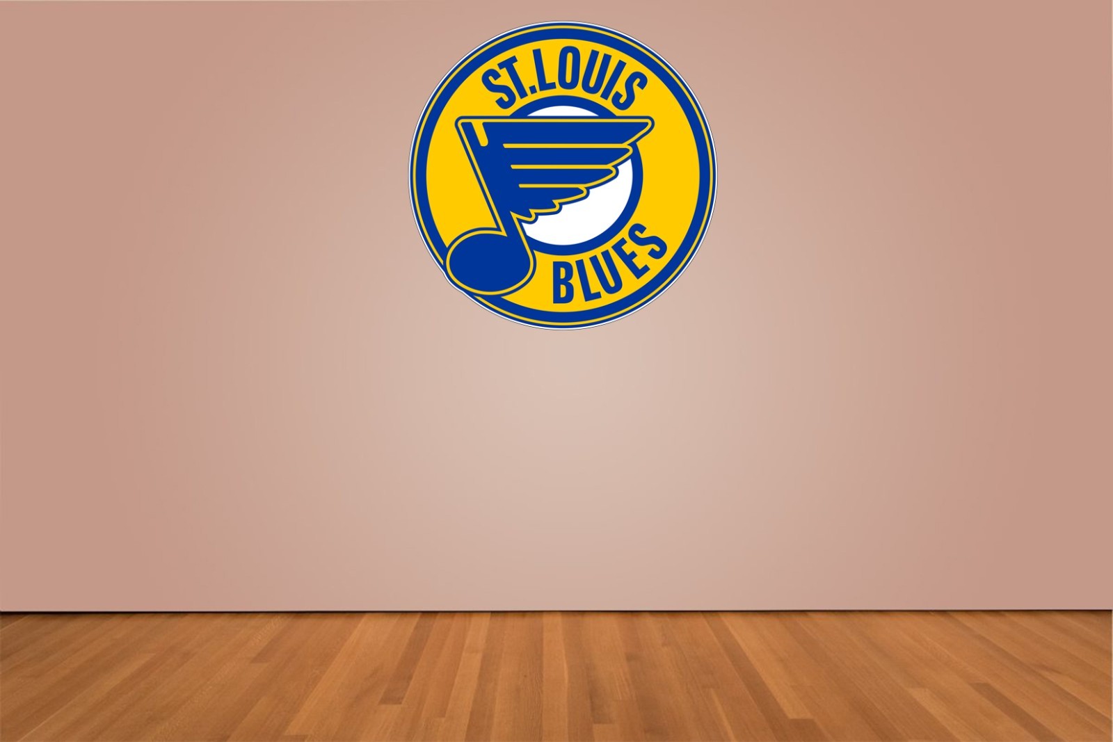 St. Louis Blues Indoor Wall Vinyl Decal Sticker 5″ – 52″