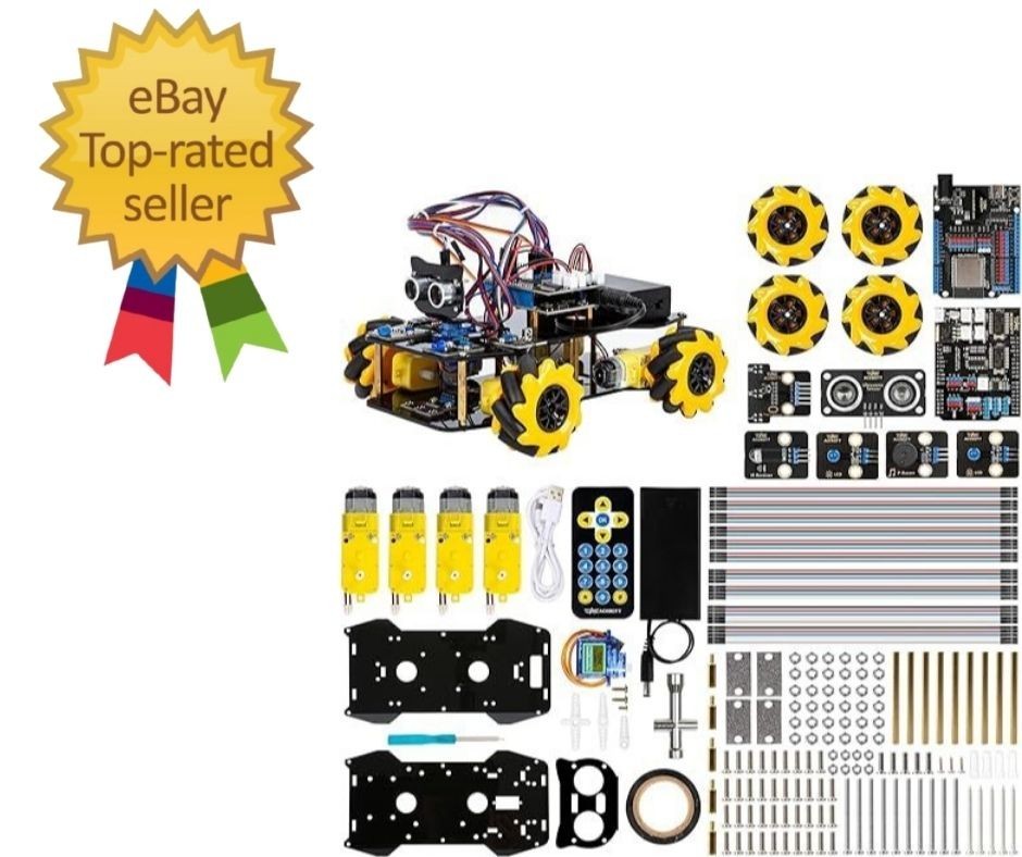 Smart Robot Car Kit for Arduino – STEM Robotics Project for Kids & Adults, Codin
