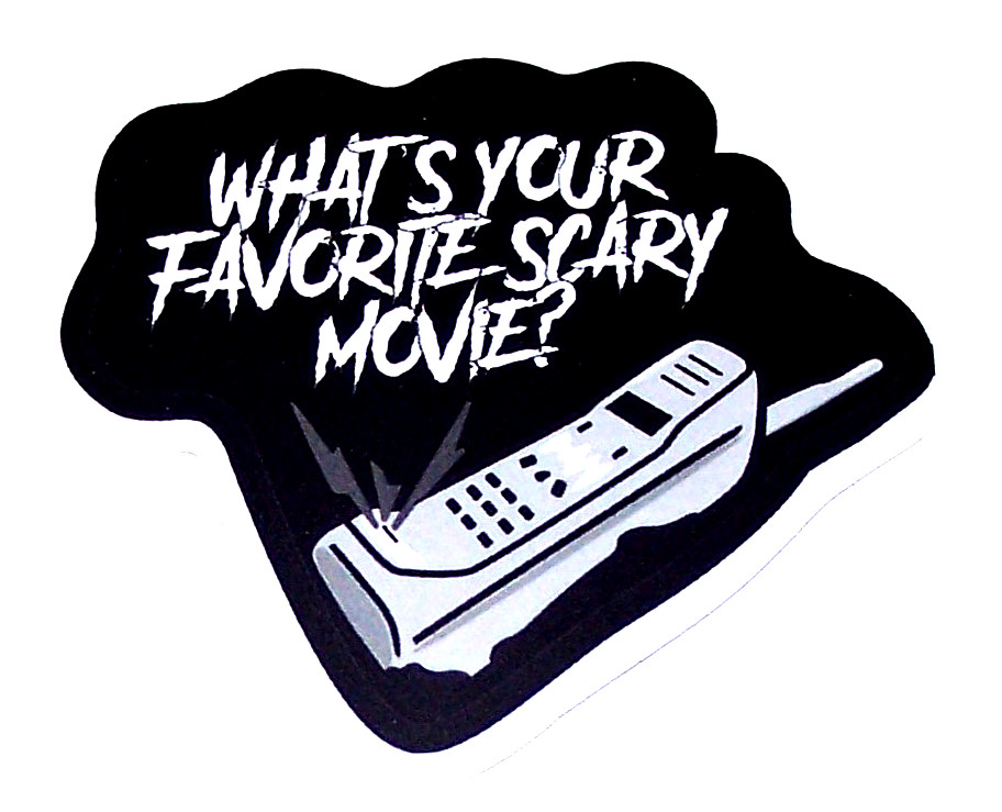 SCREAM Cut Sticker Decal Movie Horror Film – What’s Your Favorite Scary Movie?