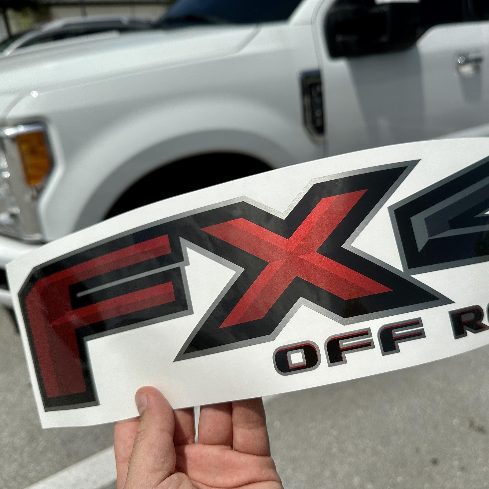 GOLD HOOK FX4 Off Road Decals Compatible with Ford 4.3″ x 16.5″, Multicolor