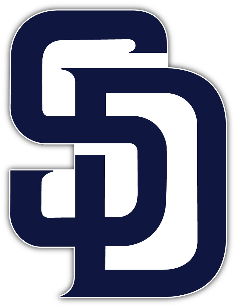 San Diego Padres MLB Baseball Sport Logo Car Bumper Sticker Decal “SIZES”