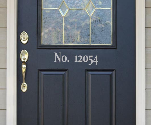 Elegant House Numbers Vinyl Sticker Decal 4.5″h x 22″w