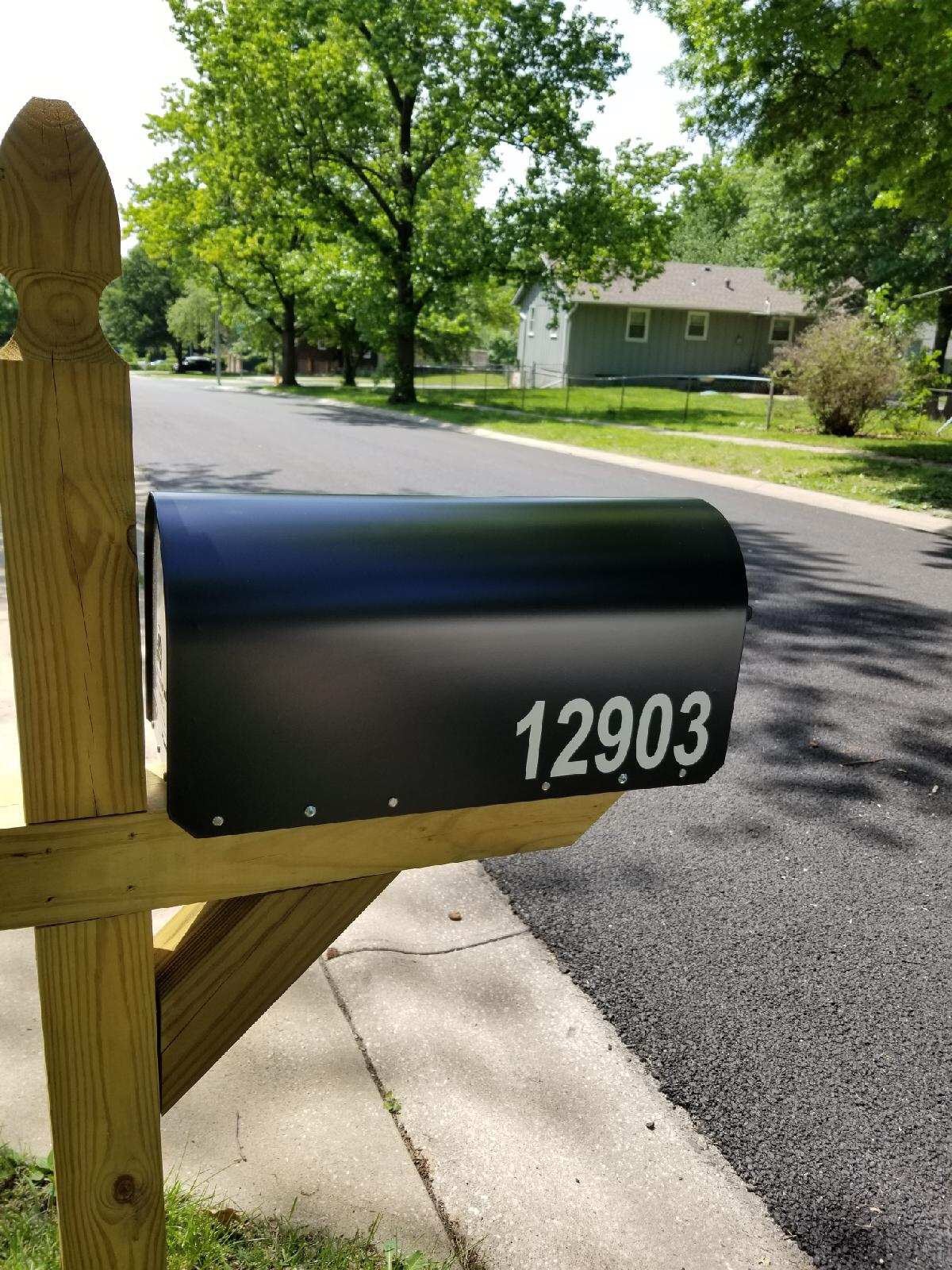 PAIR of REFLECTIVE 1.5″ 2″ 2.5″ 3″ Mailbox Custom NUMBERS YOU PROVIDE DECAL