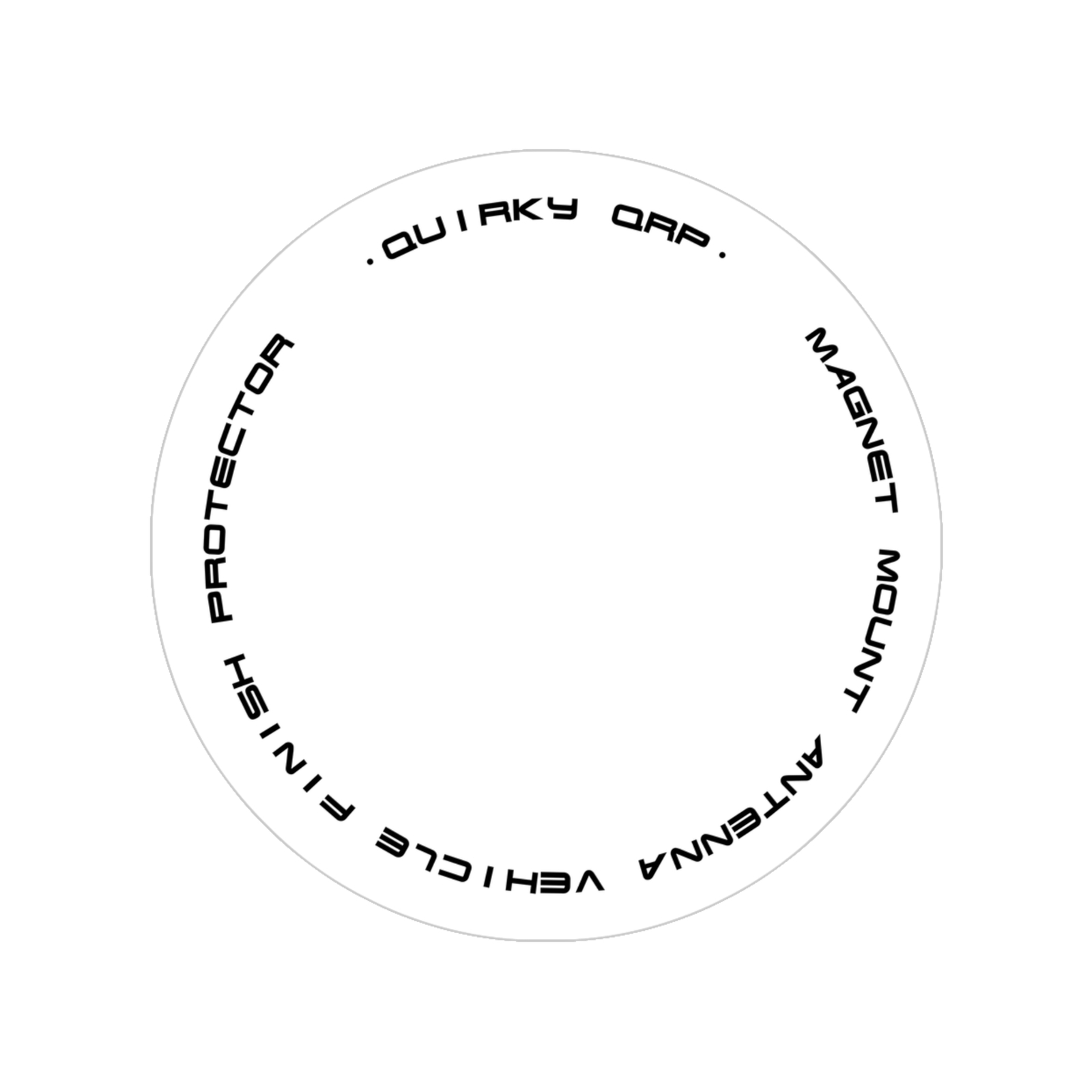 Magnet mount antenna vehicle finish protector by QuirkyQRP